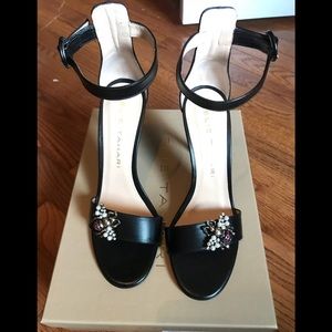 Ellie Tahari Anna Heel with Bee Pins